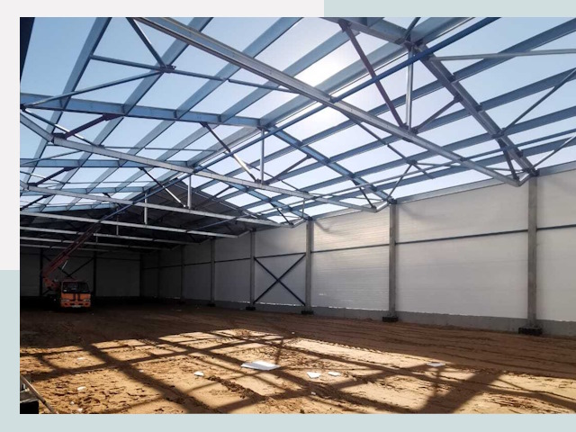 Строительство сенохранилищ в Ржеве