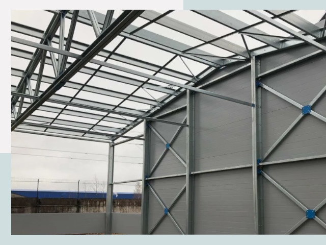 Каркасные ангары от СтальСтрой-Ржв по цене от 617 руб.