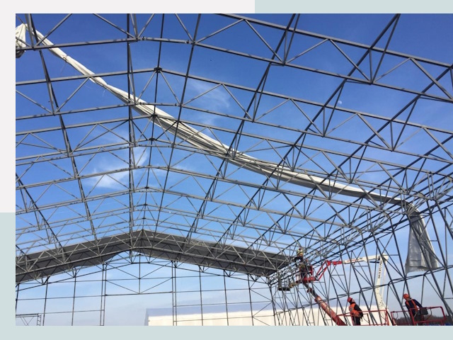 Шатровые ангары от 617 руб. в Ржеве и Тверской области