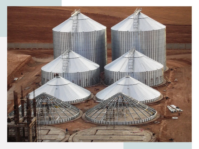 Строительство зерновых силосов в Ржеве