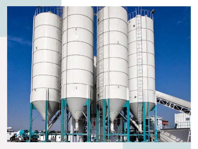 Строительство цементных силосов в Ржеве