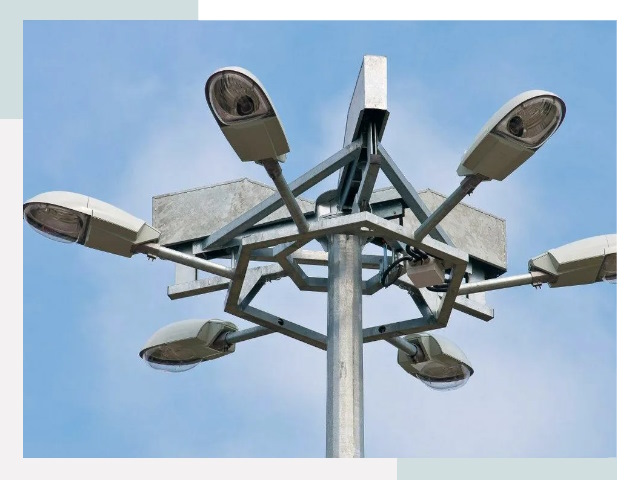 Монтаж осветительных мачт в Ржеве