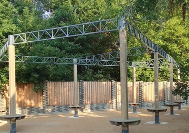 Терраса из металлоконструкций под ключ, проектирование, изготовление и монтаж от СтальСтрой-Ржв